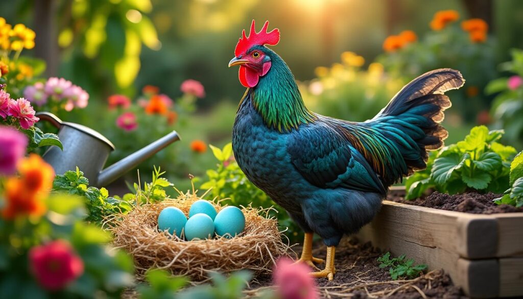 découvrez pourquoi l'araucana, la poule aux œufs bleus, charme les jardiniers passionnés grâce à son originalité, sa rusticité et ses œufs colorés.