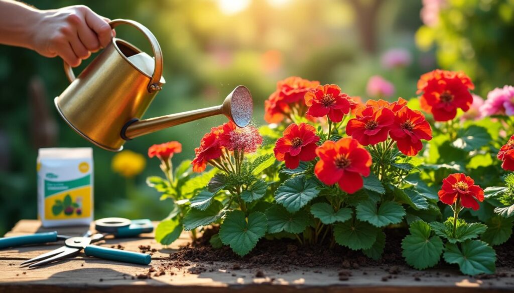 découvrez nos astuces pratiques pour faire fleurir votre géranium tout au long de la saison et embellir votre jardin avec des couleurs éclatantes.