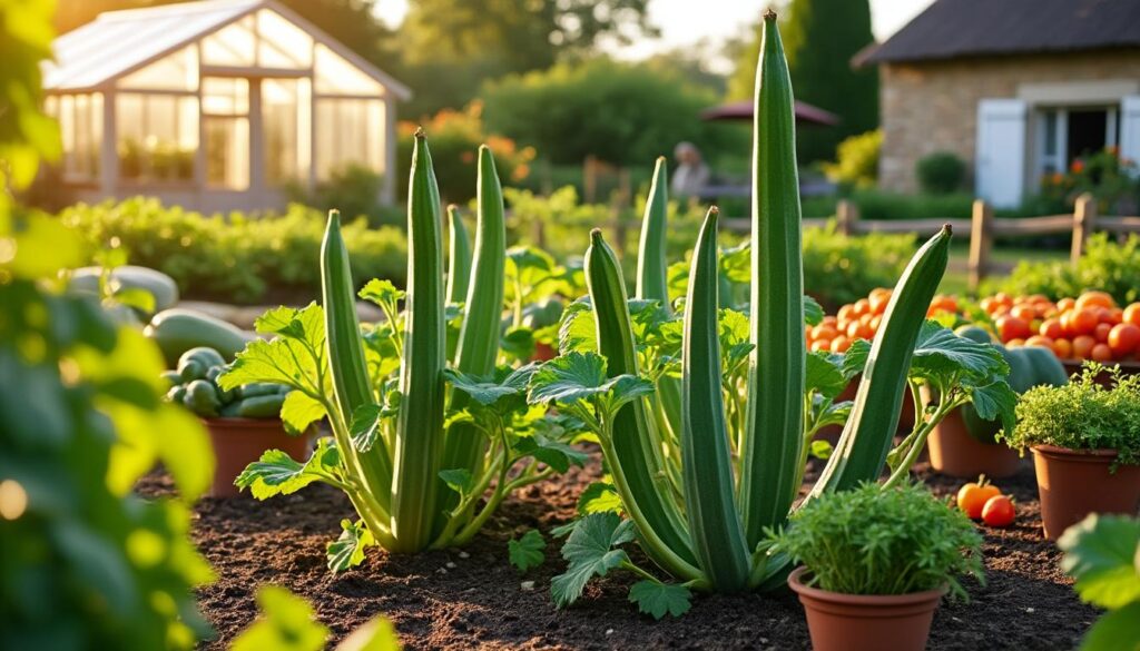apprenez à cultiver le gombo, ce légume exotique délicieux, directement dans votre jardin en france grâce à nos conseils pratiques et faciles à suivre.