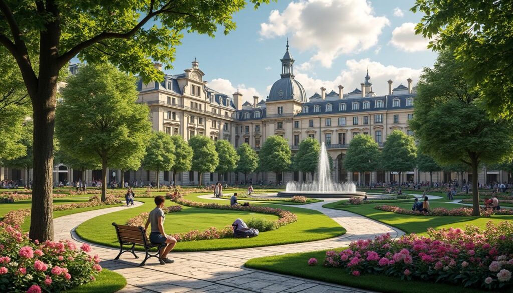 découvrez le square sarah bernhardt, un havre de paix et de verdure en plein cœur de paris, idéal pour se détendre et profiter de la nature en ville.