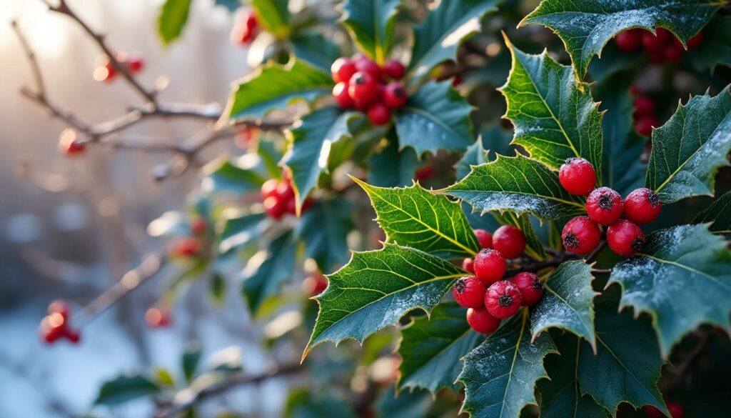 découvrez nos conseils pratiques pour protéger les baies rouges du houx dans votre jardin et les conserver tout l'hiver en bon état.
