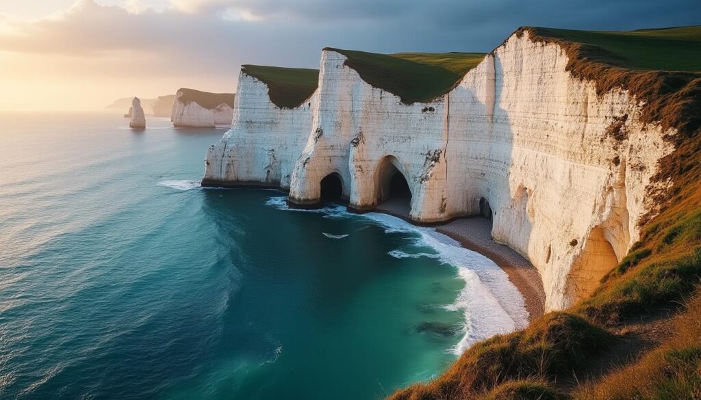 découvrez les secrets fascinants des seven sisters, ces falaises emblématiques de la côte anglaise, entre histoire, géologie et paysages impressionnants.