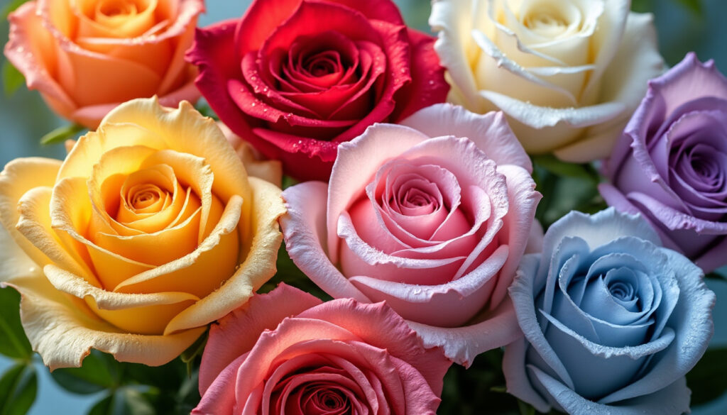 découvrez le langage secret des roses à travers leurs couleurs et apprenez à déchiffrer les messages d'amour, d'amitié et d'émotion que chaque teinte véhicule.