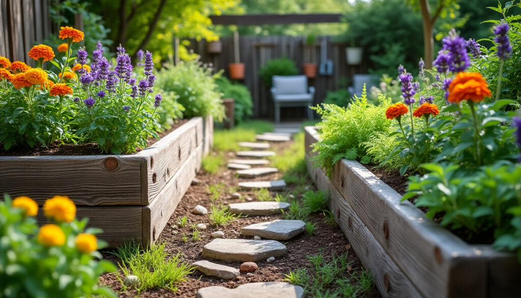 découvrez comment réutiliser les traverses de chemin de fer, ces bois robustes et durables, pour aménager et embellir votre jardin de façon originale et écologique.