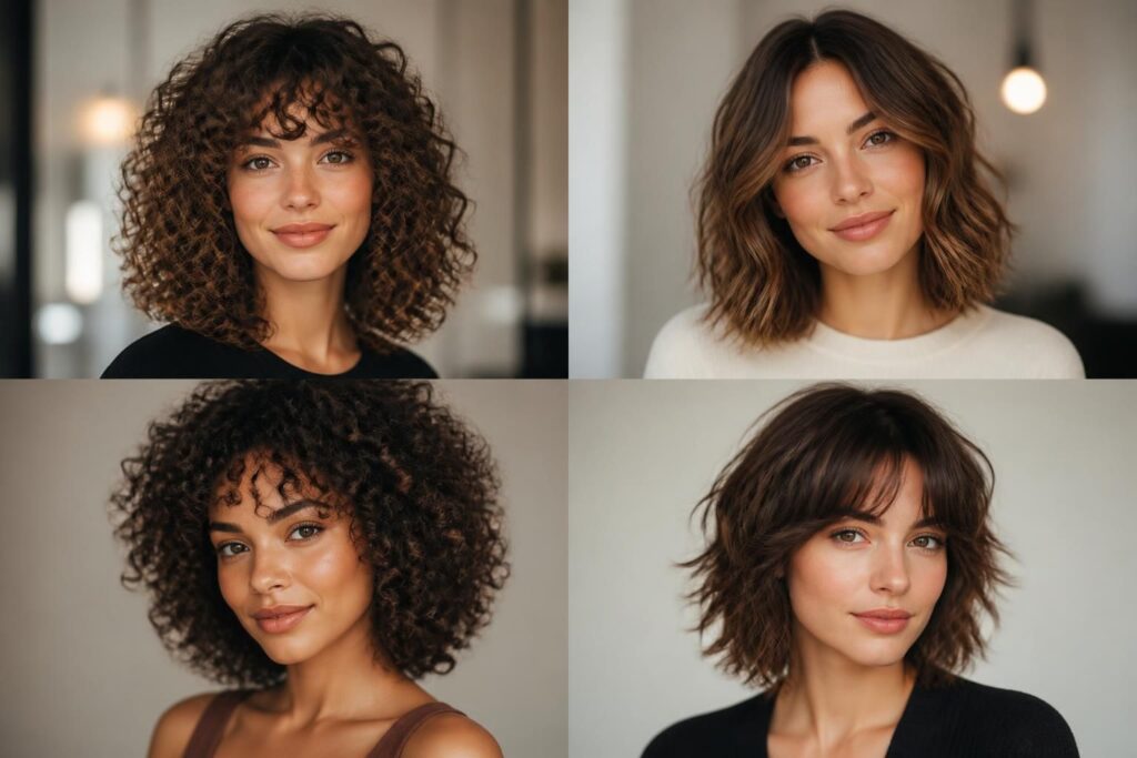 découvrez les coiffures tendances et permanentes pour femmes aux cheveux mi-courts. inspirez-vous des styles actuels pour adopter une coupe élégante et facile à entretenir.
