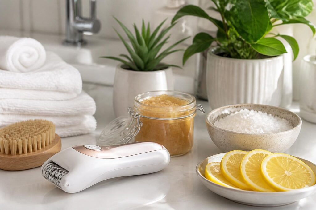 découvrez comment la gomme épilateur offre un gommage électrique doux et efficace, ainsi que des alternatives naturelles pour une peau lisse et éclatante.
