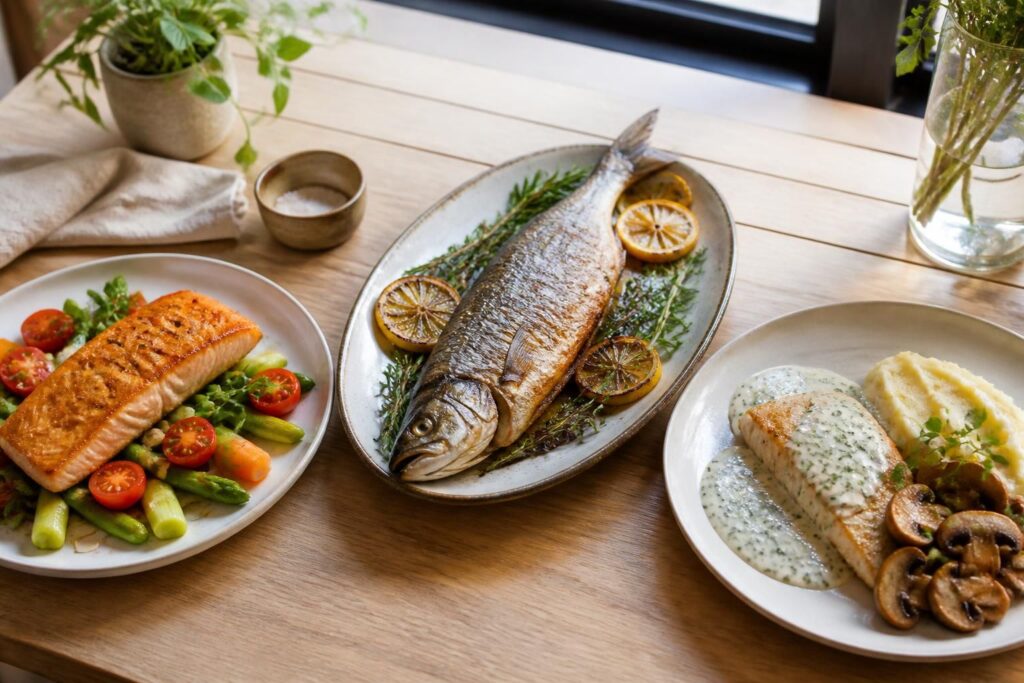 découvrez nos recettes gourmandes pour cuisiner l'omble chevalier : grillé, au four ou en filet, des idées savoureuses pour régaler vos papilles.