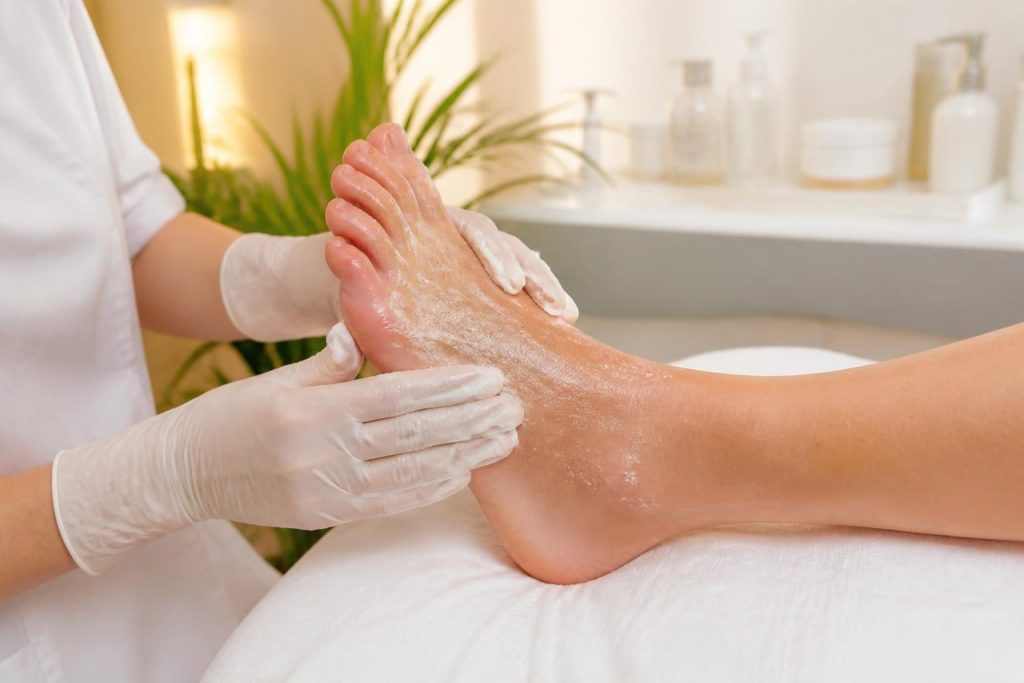 découvrez les bienfaits du peeling pieds professionnel pour retrouver des pieds doux, lisses et en pleine santé. adoptez cette méthode efficace pour éliminer les peaux mortes et revitaliser vos pieds.
