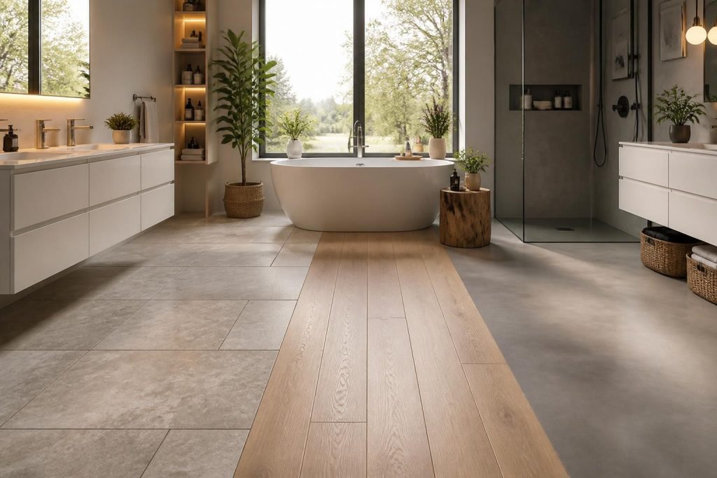 découvrez comment choisir le revêtement de sol idéal pour votre salle de bain alliant style et praticité, avec des conseils pour un espace à la fois esthétique et fonctionnel.