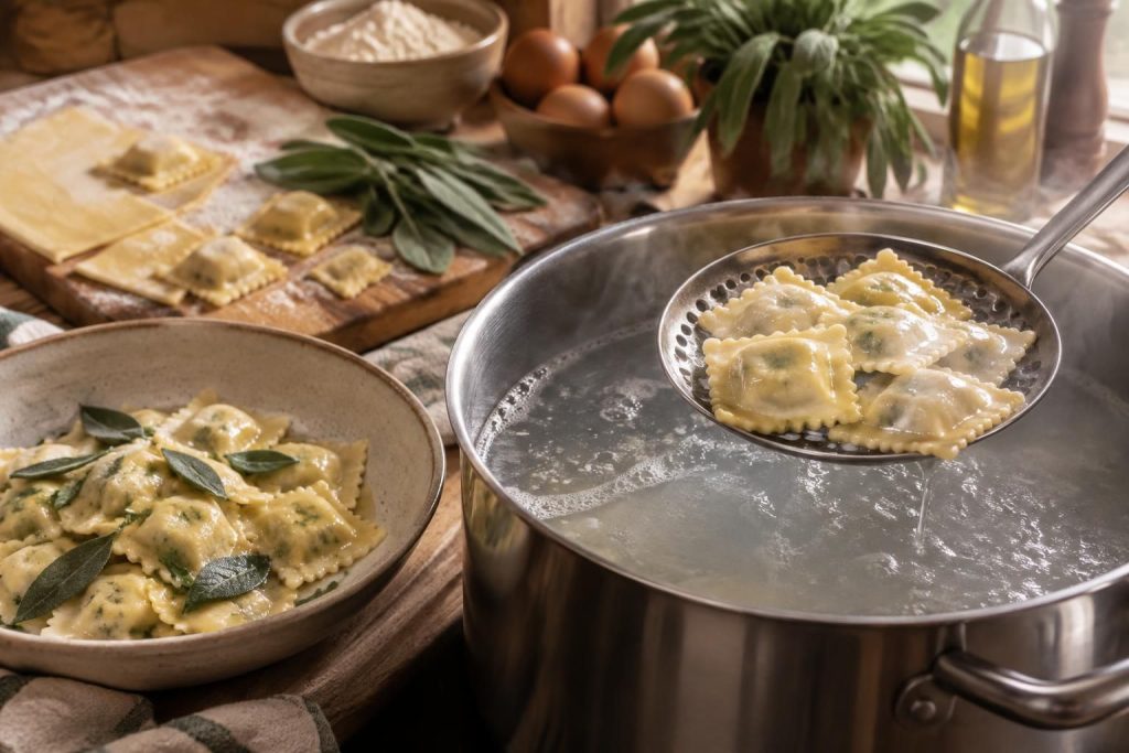 découvrez le temps de cuisson idéal des ravioles et nos astuces pour les réussir à la perfection : tendres, savoureuses et sans qu’elles se défassent.