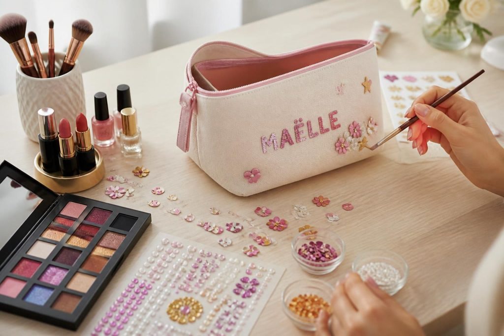 apprenez à créer votre trousse maquillage personnalisée grâce à ce tuto simple et pratique. réalisez une pochette beauté unique qui vous accompagnera partout.