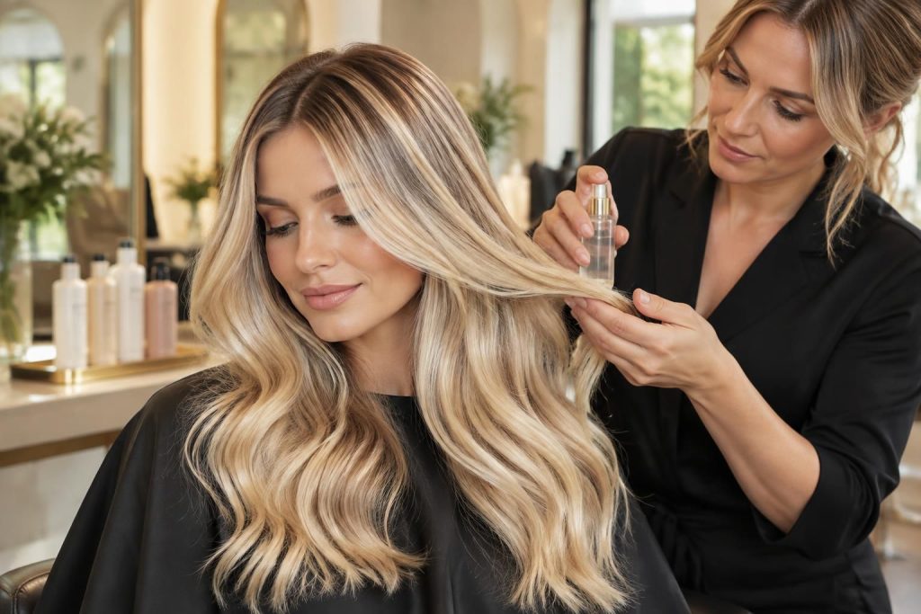 découvrez nos astuces pour réussir une coloration blonde, préserver l’éclat de votre blond et le garder lumineux plus longtemps.