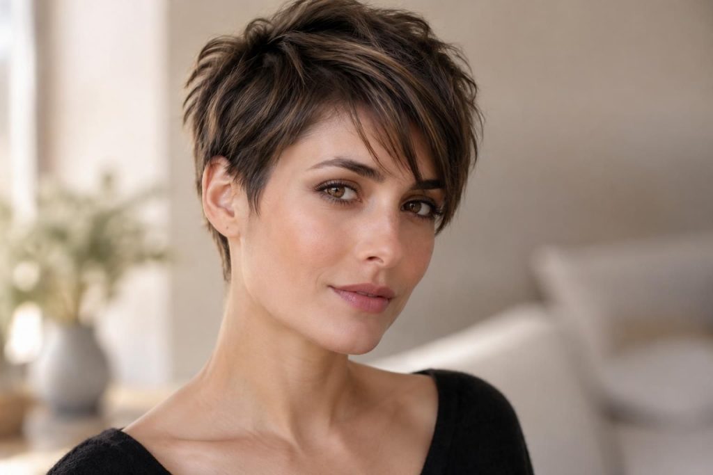adoptez le pixie cut, la coupe courte tendance et féminine : découvrez ses styles, ses conseils pour la choisir et les astuces pour la coiffer au quotidien.