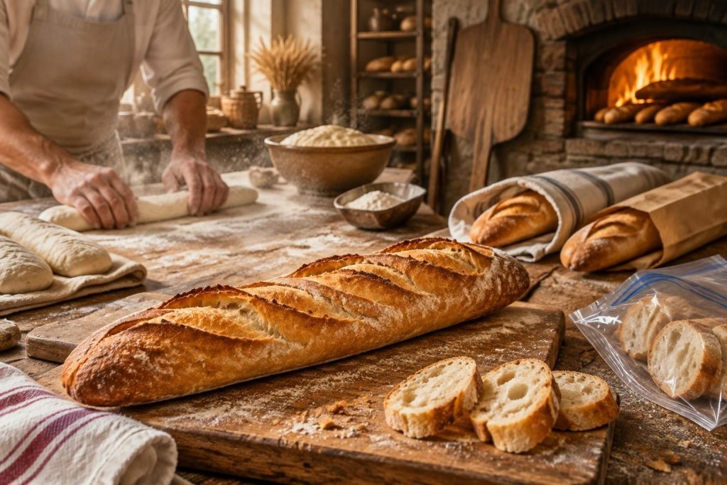découvrez l’histoire de la baguette, les étapes de sa fabrication et des astuces simples pour la conserver fraîche et croustillante plus longtemps.